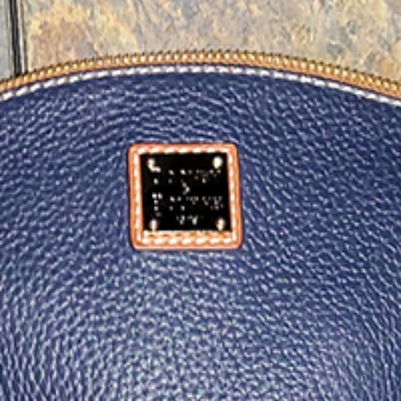 DOONEY & BOURKE Small‎ Blue Pebble Leather Purse - Picture 3 of 5
